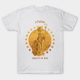 Athena goddess of wisdom and warfare T-Shirt